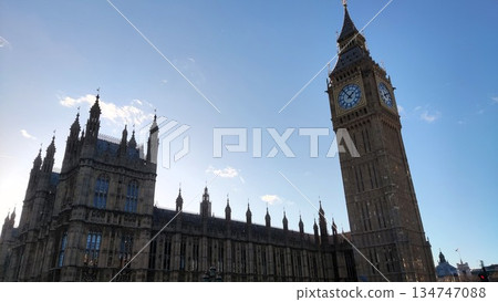 London, UK - December 29 2022: Surrounding View of London City London, UK - December 29 2022: Surrounding View of London City 134747088