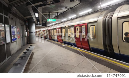 London, UK - December 26 2022: London Underground 134747091