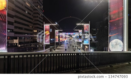 Wembley, UK - December 24 2022: Surrounding View of Wembley 134747093