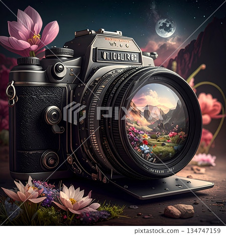 Scenery captured on the camera and lens 134747159