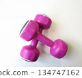 Dumbbells for training and strengthening your body for health 134747162