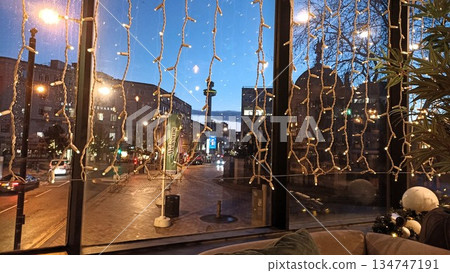 Liverpool, UK - December 28 2022: All Bar One Restaurant 134747191