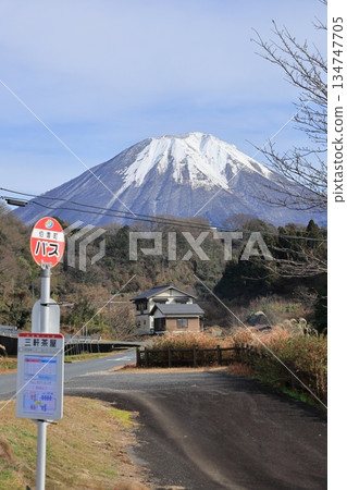 Snow-capped Mt. Daisen, Sangenjaya, Hoki Town, 2 134747705