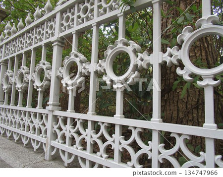 Beautifully designed fence Beautifully designed fence 134747966