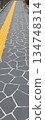 Sidewalk Giraffe Pattern 134748314