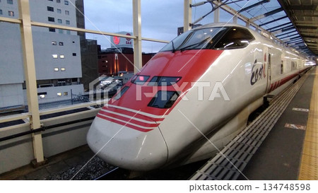 East Eye train stopped at Takasaki Station 134748598