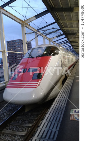 East Eye train stopped at Takasaki Station 134748600