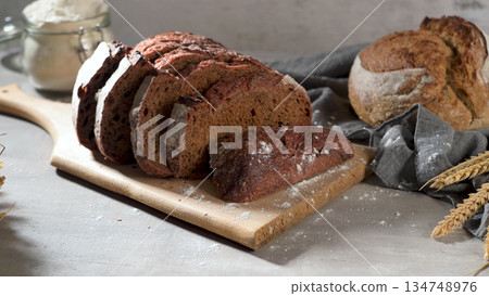 Homemade bread Homemade bread 134748976