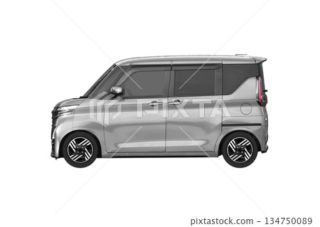 A light passenger car lowered by approximately 30 mm and fitted with 14-inch factory wheels (scale: 1px = approximately 1mm in XL size) 134750089