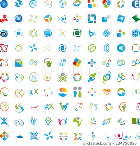 Company logo, logo collection, multimedia, services, web, icon collection Company logo, logo collection, multimedia, services, web, icon collection 134750856