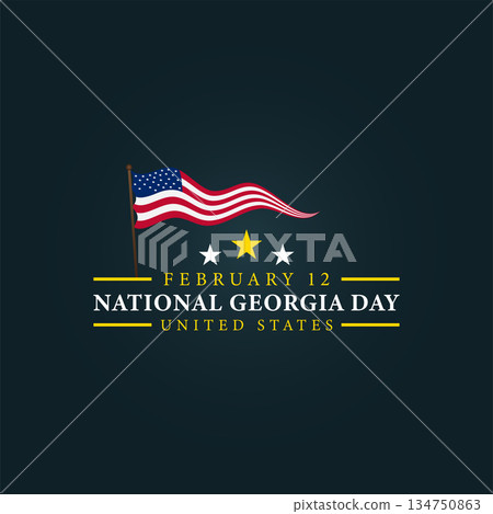 Celebrating Peach State Pride National Georgia Day on February 12 134750863