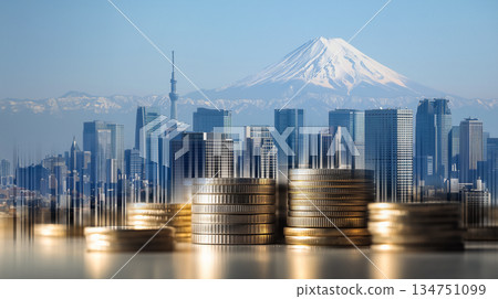 一張展現日本經濟實力與城市發展的圖片 134751099