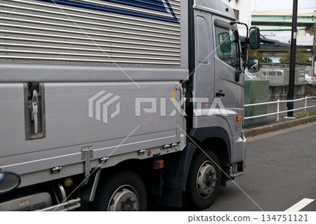 Logistics truck Logistics truck 134751121