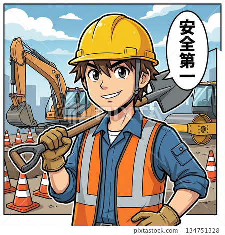 英俊的建築工人 英俊的建築工人 134751328