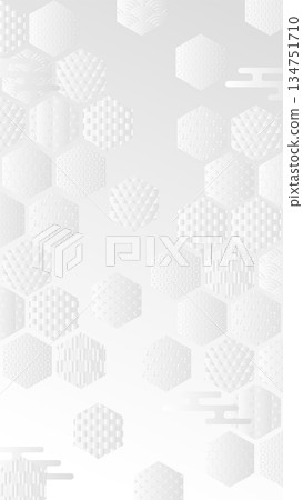 Japanese pattern white design background 134751710