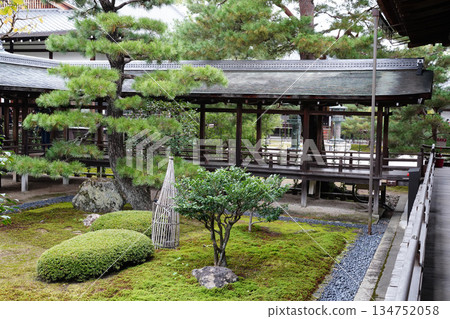 Murasame Corridor at Daikakuji Temple in Kyoto Murasame Corridor at Daikakuji Temple in Kyoto 134752058