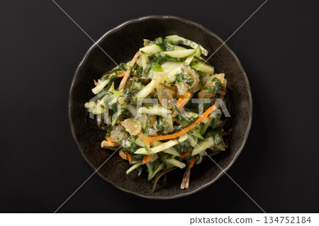 Shiso and cucumber with Matsumae pickles Shiso and cucumber with Matsumae pickles 134752184