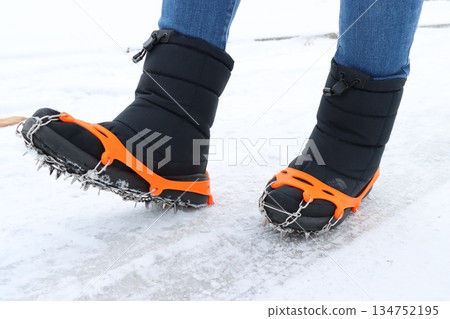 Anti-slip spikes for shoe soles 134752195