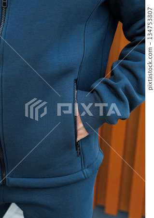 This Stylish Blue Zipup Hoodie features a Unique Texture for enhanced aesthetics and Comfort, perfect for Everyday Wear. It blends fashion with function, ideal for any occasion, casual or sporty This Stylish Blue Zipup Hoodie features a Unique Texture for enhanced aesthetics and Comfort, perfect for Everyday Wear. It blends fashion with function, ideal for any occasion, casual or sporty 134753807