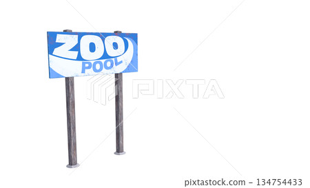Blue sign illustration Blue sign illustration 134754433