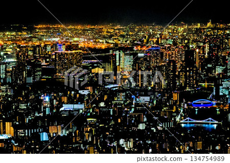 從東京晴空塔眺望夜景（朝南） 134754989