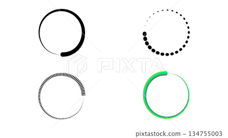 circle, round, vector 134755003