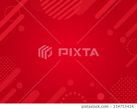 Geometric pattern background illustration 134755424