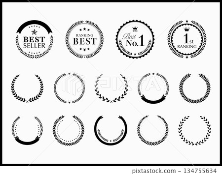 一套桂冠相框，慶祝排名第一 134755634