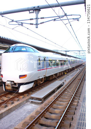 山陰本線沿途風光：福知山站（特急鸛287系） 134756621