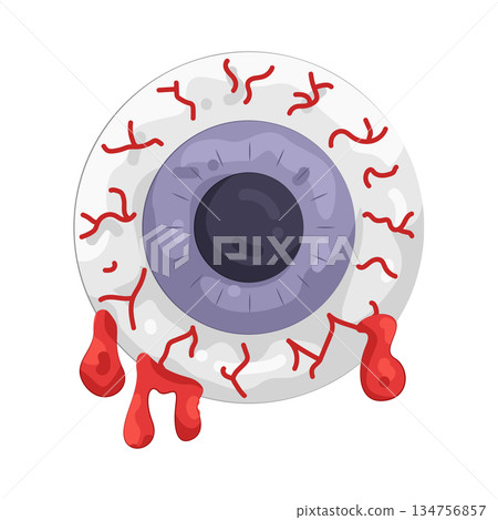 Illustration of eyeball  134756857