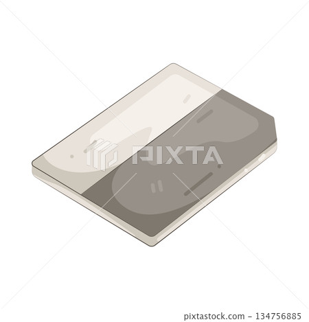Illustration of camera memory card  134756885