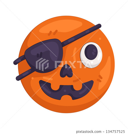 Illustration of Halloween pirate Illustration of Halloween pirate 134757525