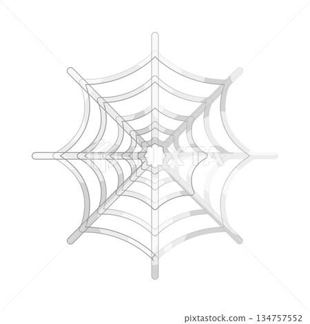 Illustration of spiderweb Illustration of spiderweb 134757552