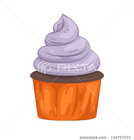 Illustration of cupcake Illustration of cupcake 134757555