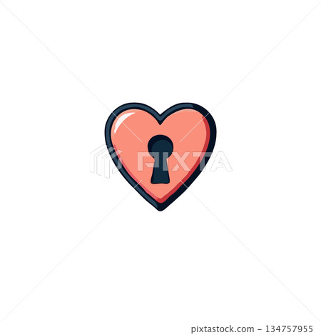 Romantic concept featuring a heart shaped padlock love unlocking secrets trust security affection Romantic concept featuring a heart shaped padlock love unlocking secrets trust security affection 134757955