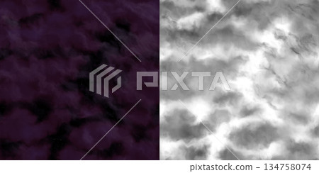 Seamless pattern of fluffy white clouds on sky background. Cloudy background via an alpha channel. Seamless pattern of fluffy white clouds on sky background. Cloudy background via an alpha channel. 134758074