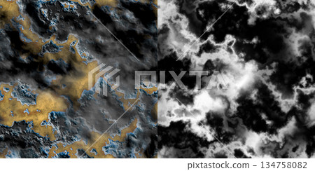 Seamless pattern of cloudy surface background. Cloudy background via an alpha channel. Seamless pattern of cloudy surface background. Cloudy background via an alpha channel. 134758082