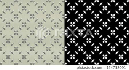 Seamless pattern of metal wall. Grunge filter. Metal background via an alpha channel. Seamless pattern of metal wall. Grunge filter. Metal background via an alpha channel. 134758091