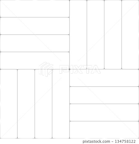 Texture of abstract oak parquet background. Grunge filter. 134758122