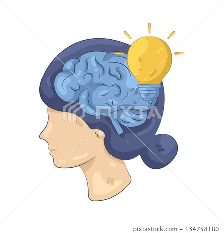 Illustration of idea Illustration of idea 134758180