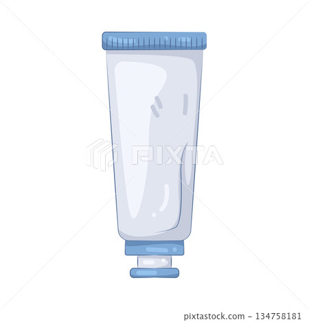 Illustration of paint tube  134758181
