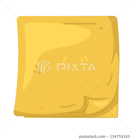 Illustration of sticky note Illustration of sticky note 134758183