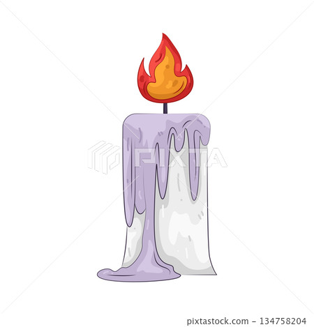 Illustration of candle  134758204