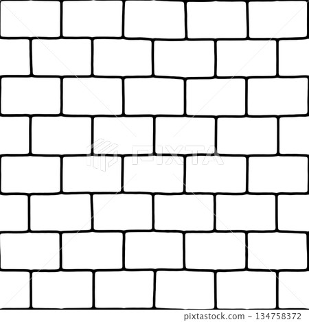 Seamless pattern of concrete brick wall. High resolution photo filter. 134758372