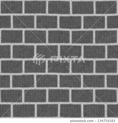 Seamless pattern of concrete brick wall. High resolution photo filter. 134758383