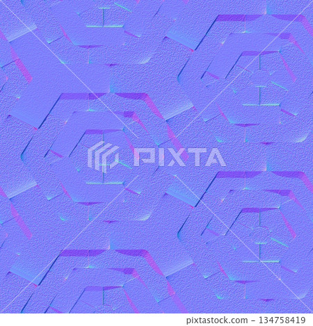 Seamless normal map texture of colorful paper. High resolution texture. Seamless normal map texture of colorful paper. High resolution texture. 134758419