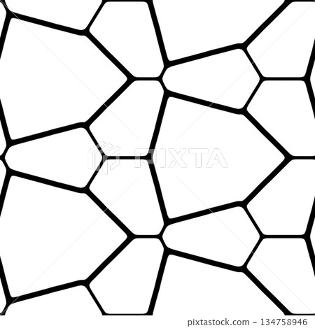 Seamless dry cracked soil pattern. High resolution photo filter. 134758946