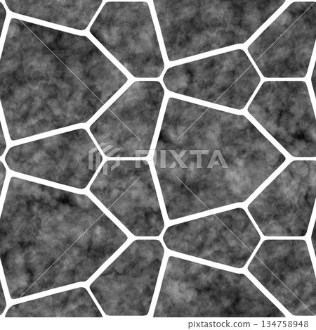 Seamless dry cracked soil pattern. High resolution photo filter. 134758948