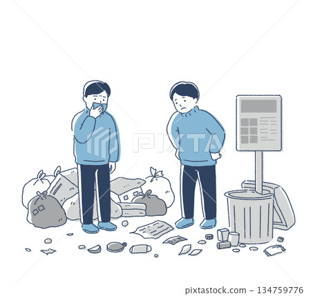 社區糾紛、亂丟垃圾、垃圾問題 社區糾紛、亂丟垃圾、垃圾問題 134759776