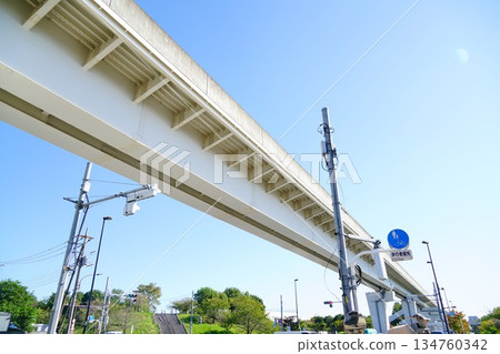 Toneri Liner and its surroundings (Tokyo) 134760342